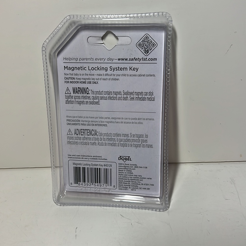 Safety First Magnetic Locking System Key - Picture 3 of 3